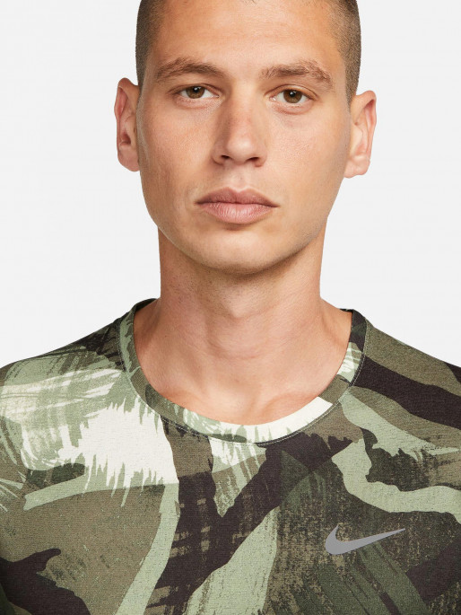 NIKE Κοντομάνικη Μπλούζα M NK DF MILER SS CAMO