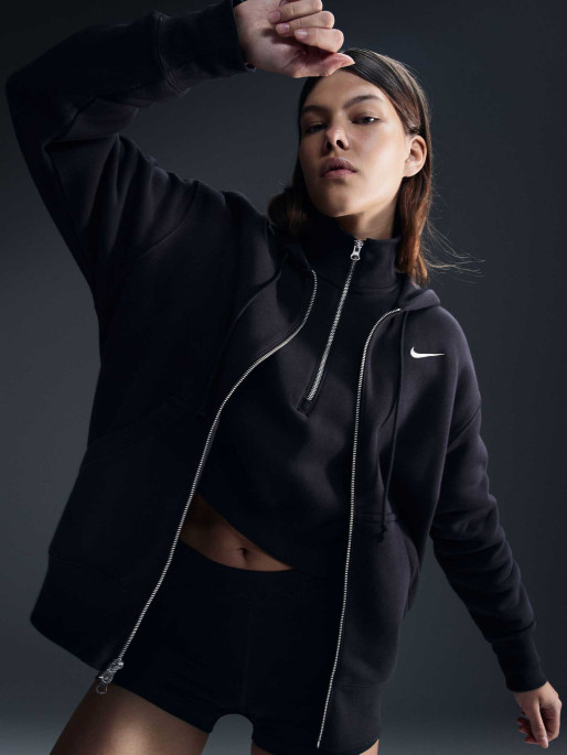 NIKE W NSW PHNX FLC FZ OS HOODIE