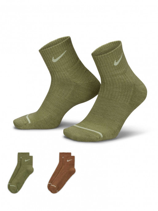 NIKE U NK ED CSH ANK 2PR 144 WOOL Socks