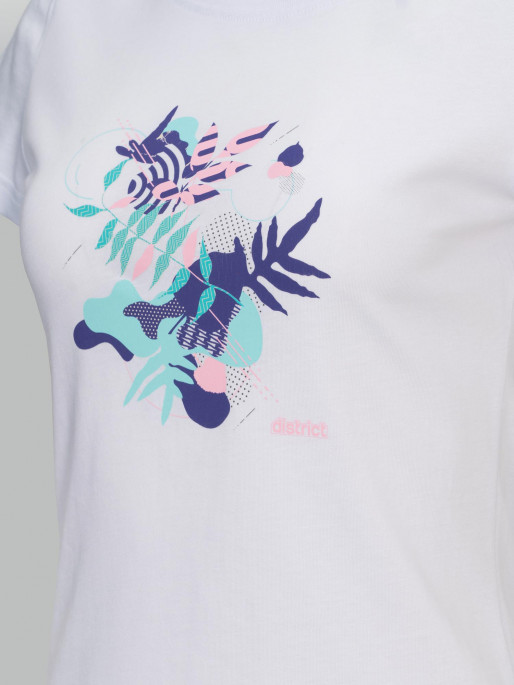 DISTRICT Tricou Flowers