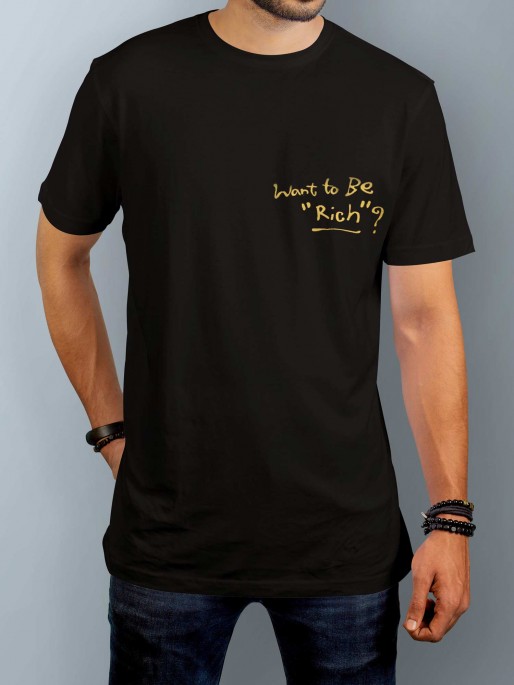 DISTRICT Тениска WANT TO BE RICH