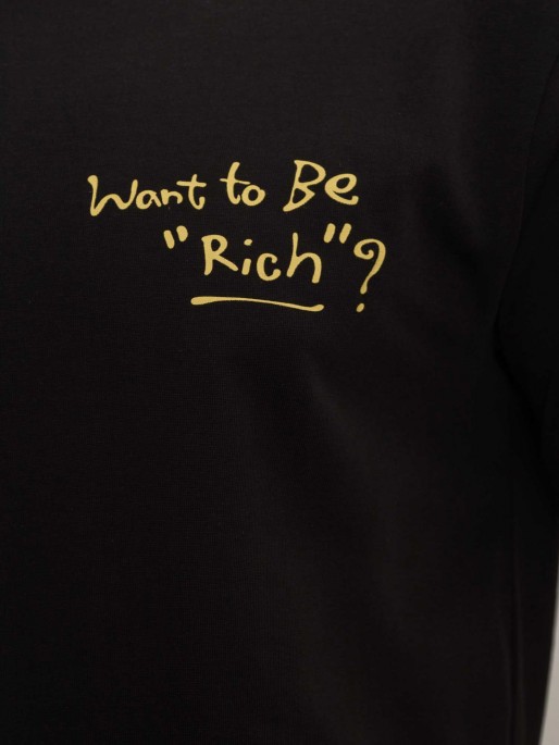 DISTRICT Тениска WANT TO BE RICH