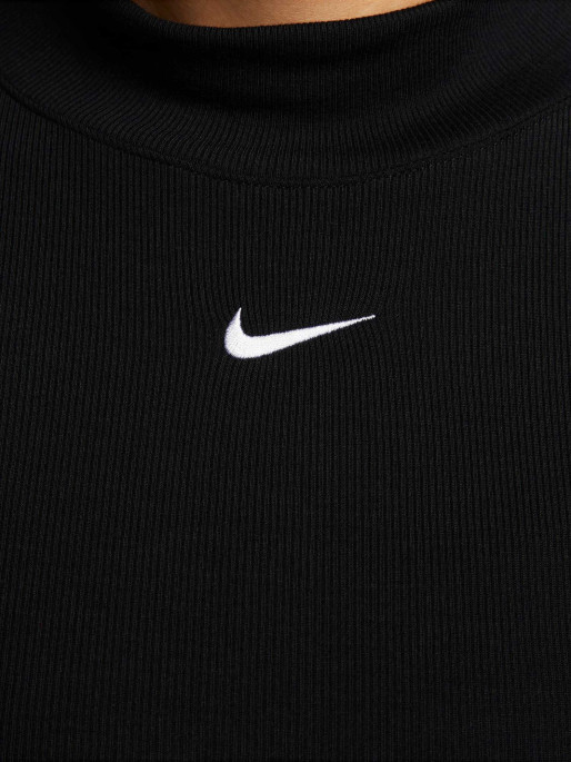 NIKE Bluza W Nsw Essntl Rib Mock Ls