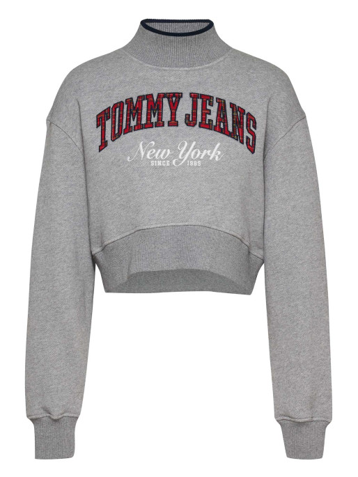 TOMMY JEANS Bluza Tjw Crop Cneck Collar