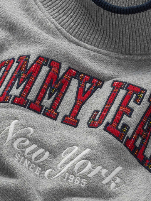 TOMMY JEANS Bluza Tjw Crop Cneck Collar