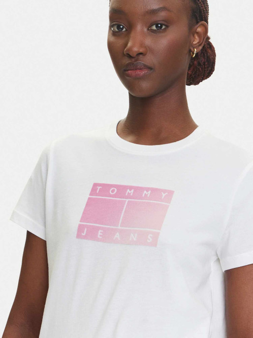 TOMMY JEANS Tricou Tjw Reg Gradient Flag Ss