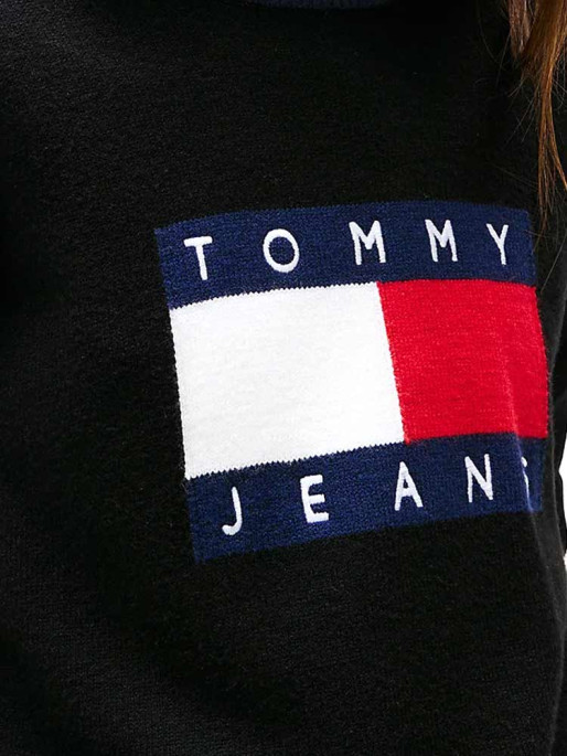 TOMMY JEANS Bluza Tjw Clrblckflag Sweater Ext