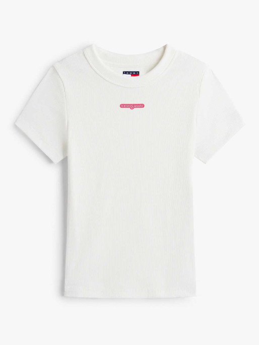 TOMMY JEANS T-shirt TJW SLIM SCRIPT LABEL SS TEE E