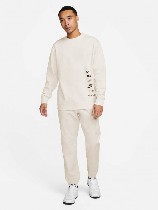 NIKE Bluza M Nk Club + Bb Crew Mlogo