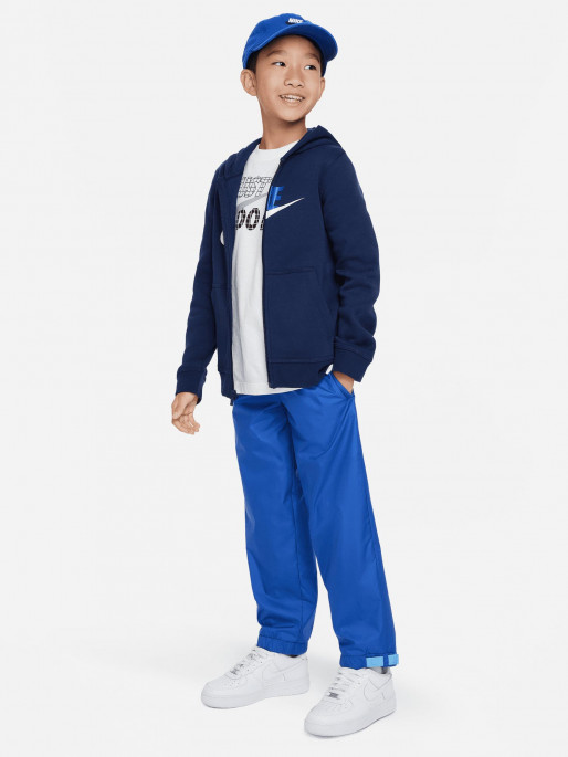 NIKE Hoodie B NSW CLUB+ FLC FZ HBR