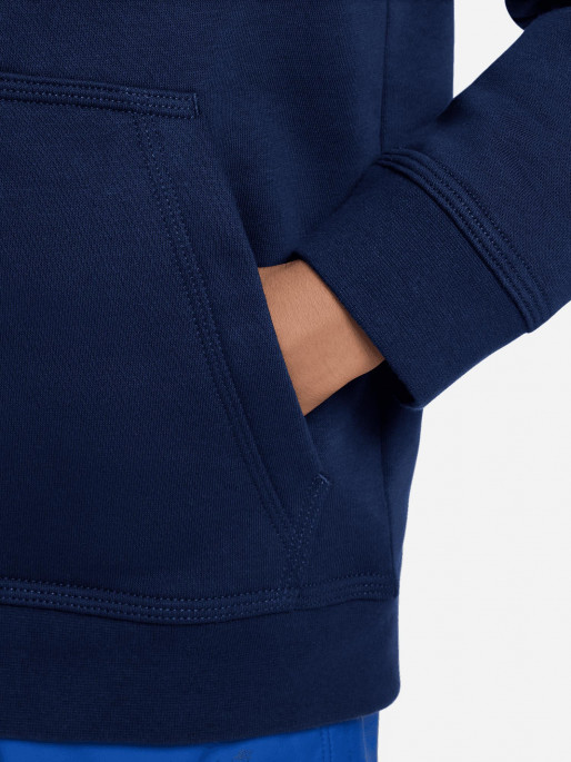 NIKE Hoodie B NSW CLUB+ FLC FZ HBR