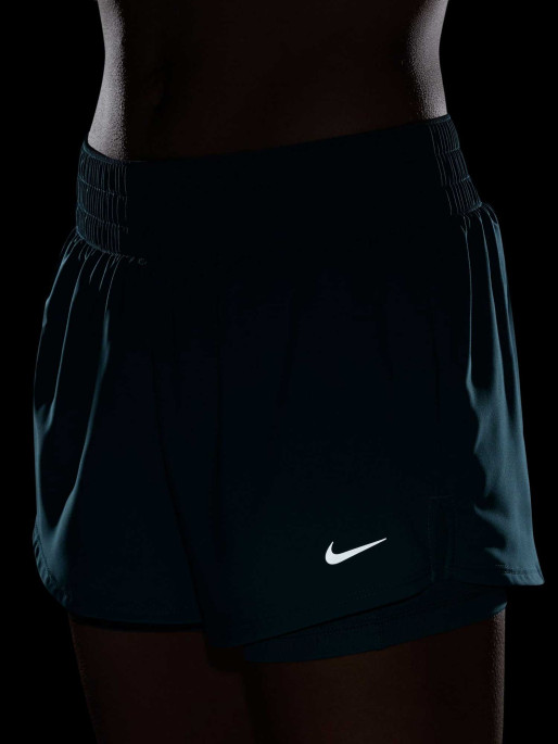 NIKE W NK ONE DF MR 3IN 2N1 SHORTS