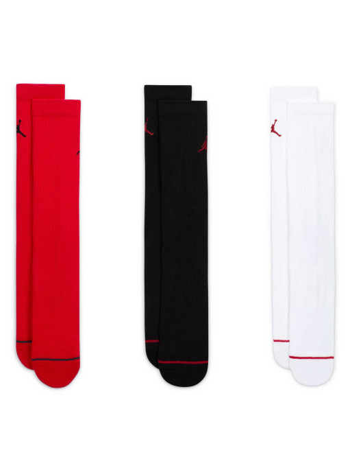 JORDAN U J ED CUSH POLY CREW 3PR 144 Socks