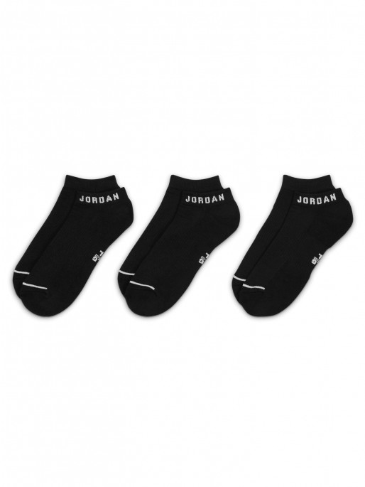 JORDAN U J ED CUSH POLY NS 3PR Socks