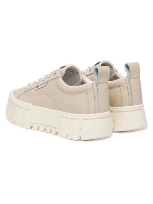 TOMMY JEANS Обувки TJW VULC FLATFORM LEATHER