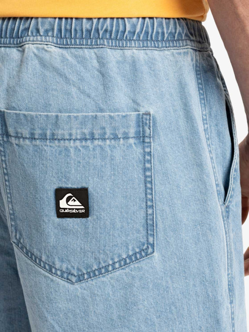 QUIKSILVER Pantaloni scurti Taxer Denim