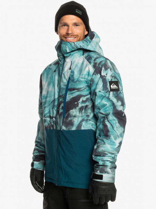 QUIKSILVER Μπουφάν Snowboarding MISSION PRINTED BLOCK JK