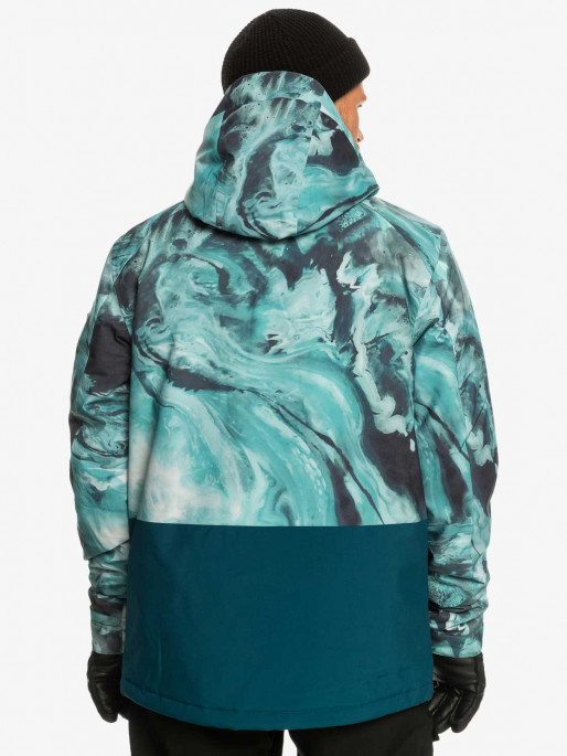 QUIKSILVER Μπουφάν Snowboarding MISSION PRINTED BLOCK JK