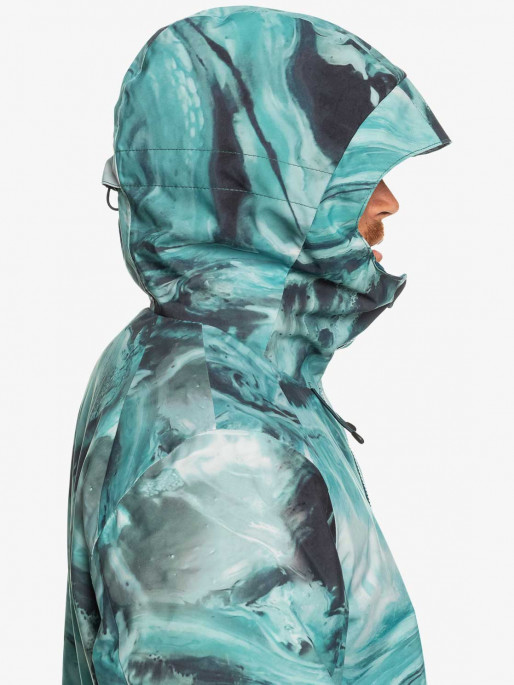 QUIKSILVER Μπουφάν Snowboarding MISSION PRINTED BLOCK JK