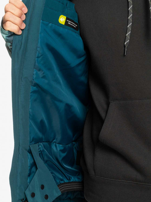 QUIKSILVER Μπουφάν Snowboarding MISSION PRINTED BLOCK JK