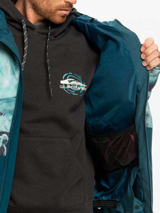 QUIKSILVER Μπουφάν Snowboarding MISSION PRINTED BLOCK JK