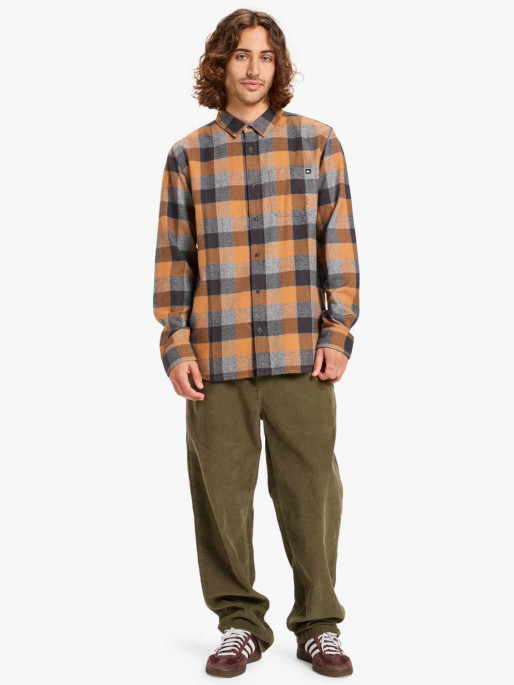 QUIKSILVER Camasa Motherfly Plaid Ls