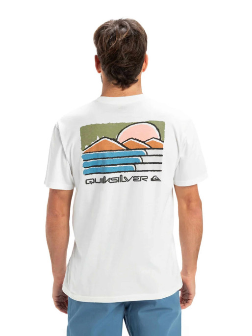 QUIKSILVER Tricou Evo Future Islands Ss