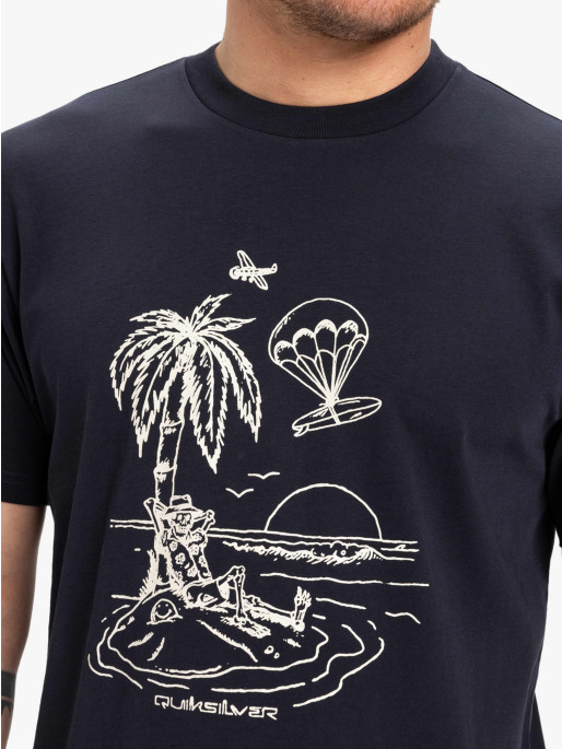 QUIKSILVER Tricou Ev Tuned Out Ss