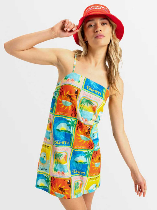 ROXY Ženska haljina ATLAS PLAYA BLANCA SLIP DRESS