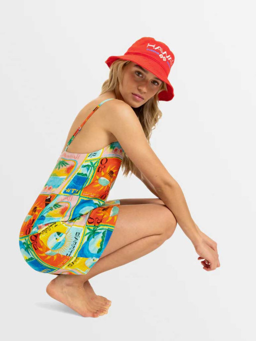 ROXY Ženska haljina ATLAS PLAYA BLANCA SLIP DRESS