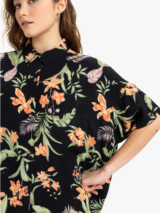 ROXY Camasa Beach Nostalgia Crinkle