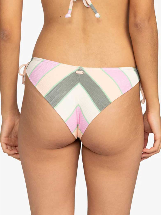 ROXY VISTA STRIPE TIE SIDE CHEEKY Bikini Bottoms