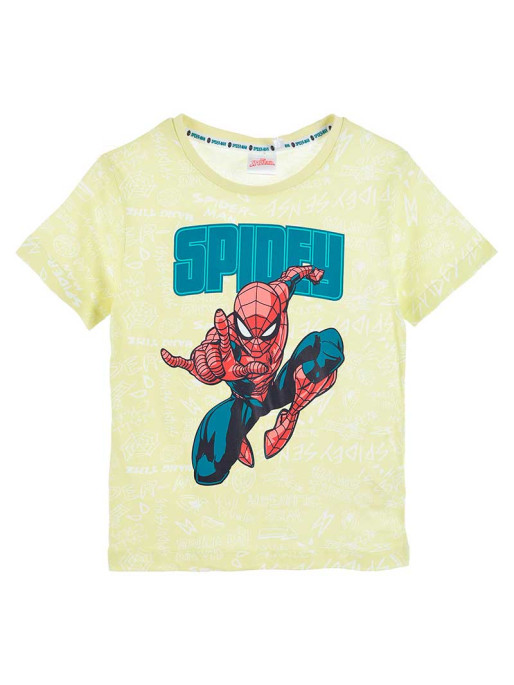 KIDS MOVIE HEROES Παιδική Κοντομάνικη Μπλούζα SPIDERMAN