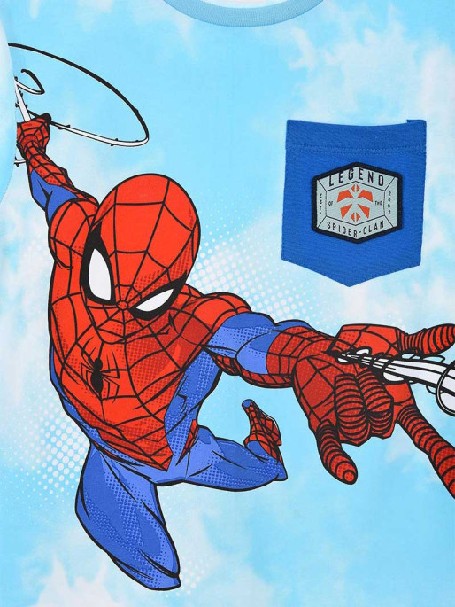 KIDS MOVIE HEROES Παιδική Κοντομάνικη Μπλούζα SPIDERMAN