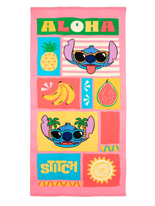 KIDS MOVIE HEROES Плажна кърпа Lilo&Stitch