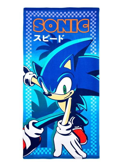 KIDS MOVIE HEROES Плажна кърпа SONIC
