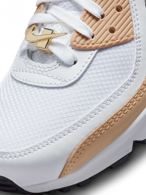 nike air max 90 flyease white gold