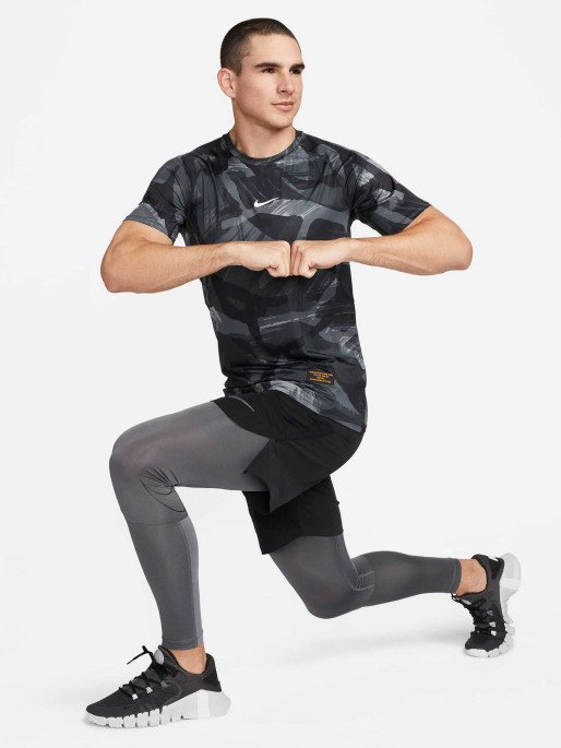 NIKE M NP DF SLIM TOP SS CAMO AOP T-shirt