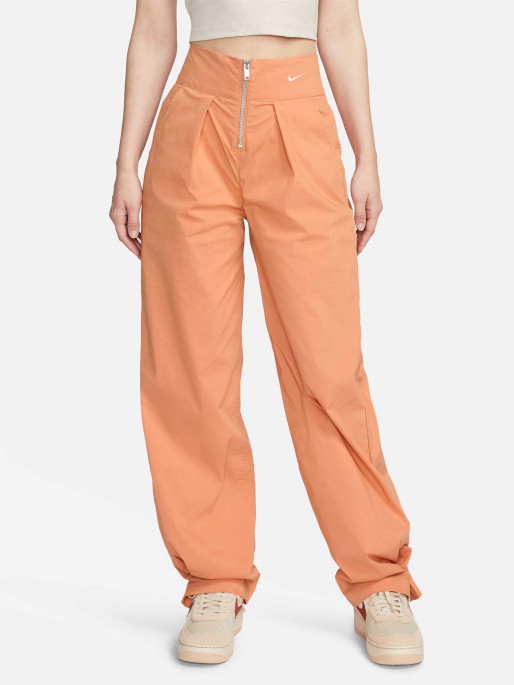Nike Sportswear W NSW CLUB HW LGGNG - Leggings - Trousers - rugged  orange/phantom/orange 