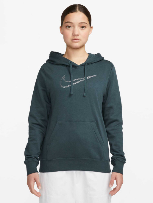 NIKE W NSW PE CLB FLC SHINE OS PO Hoodie