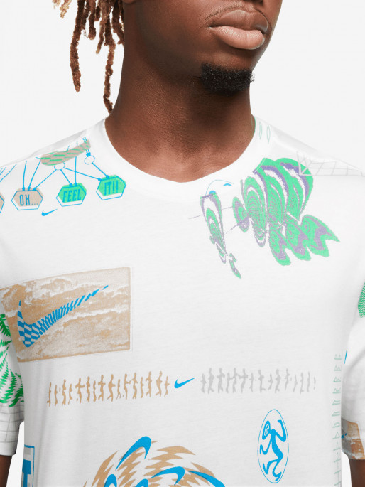 NIKE Κοντομάνικη Μπλούζα M NSW FESTIVAL AOP