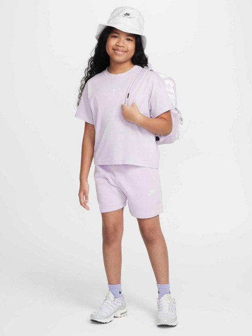 NIKE Youth G NSW Club FT 5IN Shorts LBR