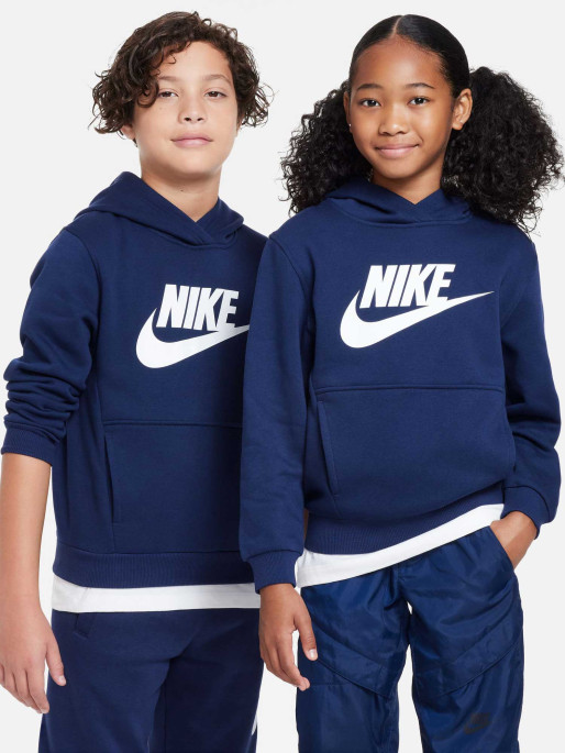 NIKE Hoodie K NSW CLUB FLC HDY HBR