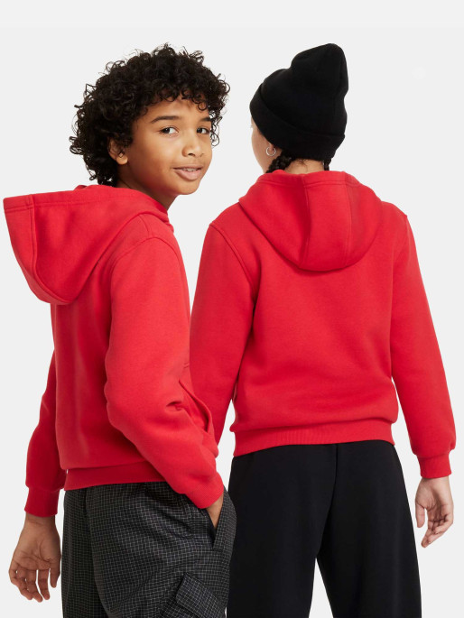 NIKE Hoodie K NSW CLUB FLC HDY HBR