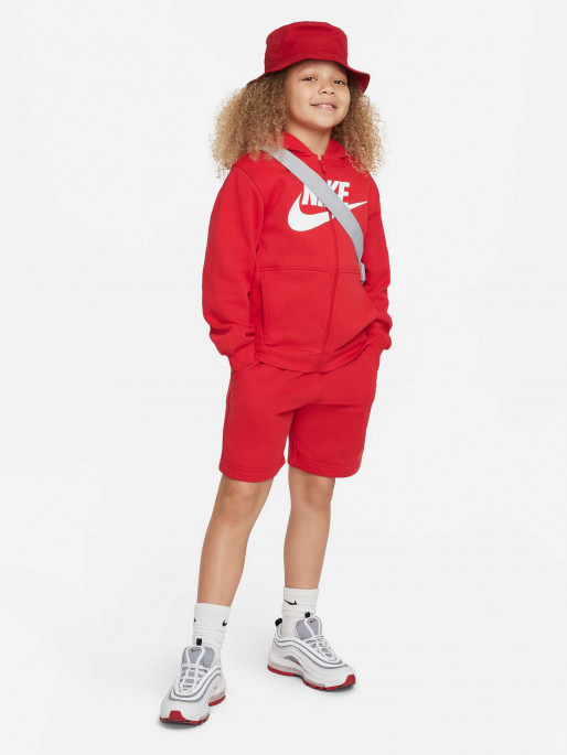NIKE Hoodie K NSW CLUB FLC HD FZ LS HBR