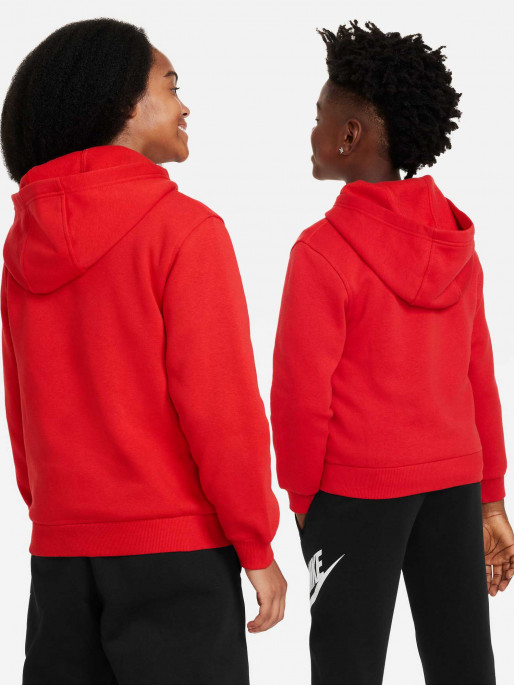 NIKE Hoodie K NSW CLUB FLC HD FZ LS HBR