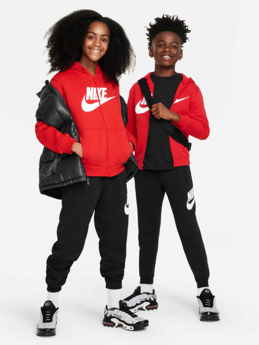 NIKE Hoodie K NSW CLUB FLC HD FZ LS HBR
