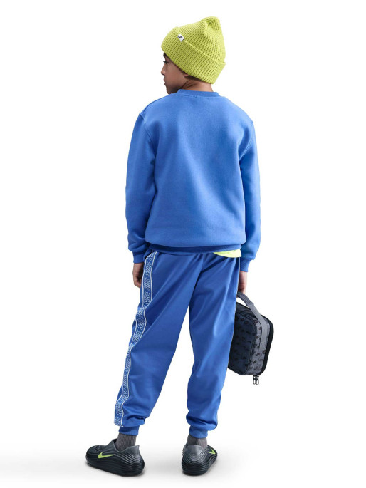 NIKE Bluza K Nsw Club Flc Crew Ls Hbr