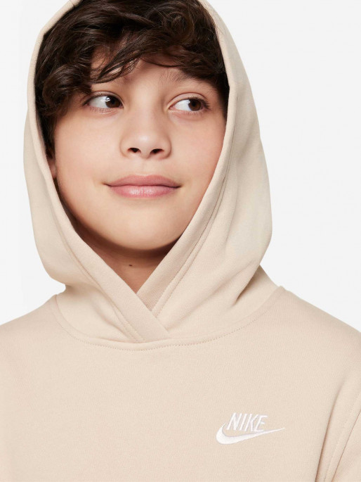 NIKE Hoodie K NSW CLUB FLC HDY LBR