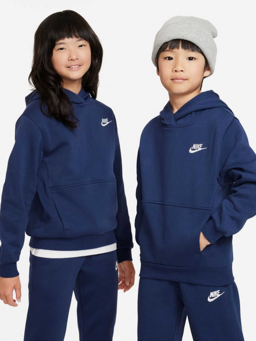 NIKE Hoodie K NSW CLUB FLC HDY LBR